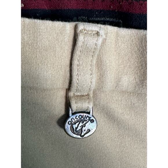 On‎ Course 30x25 Equestrian Riding Pants Breeches Tan Suede Inner Stretchy horse - Picture 9 of 14